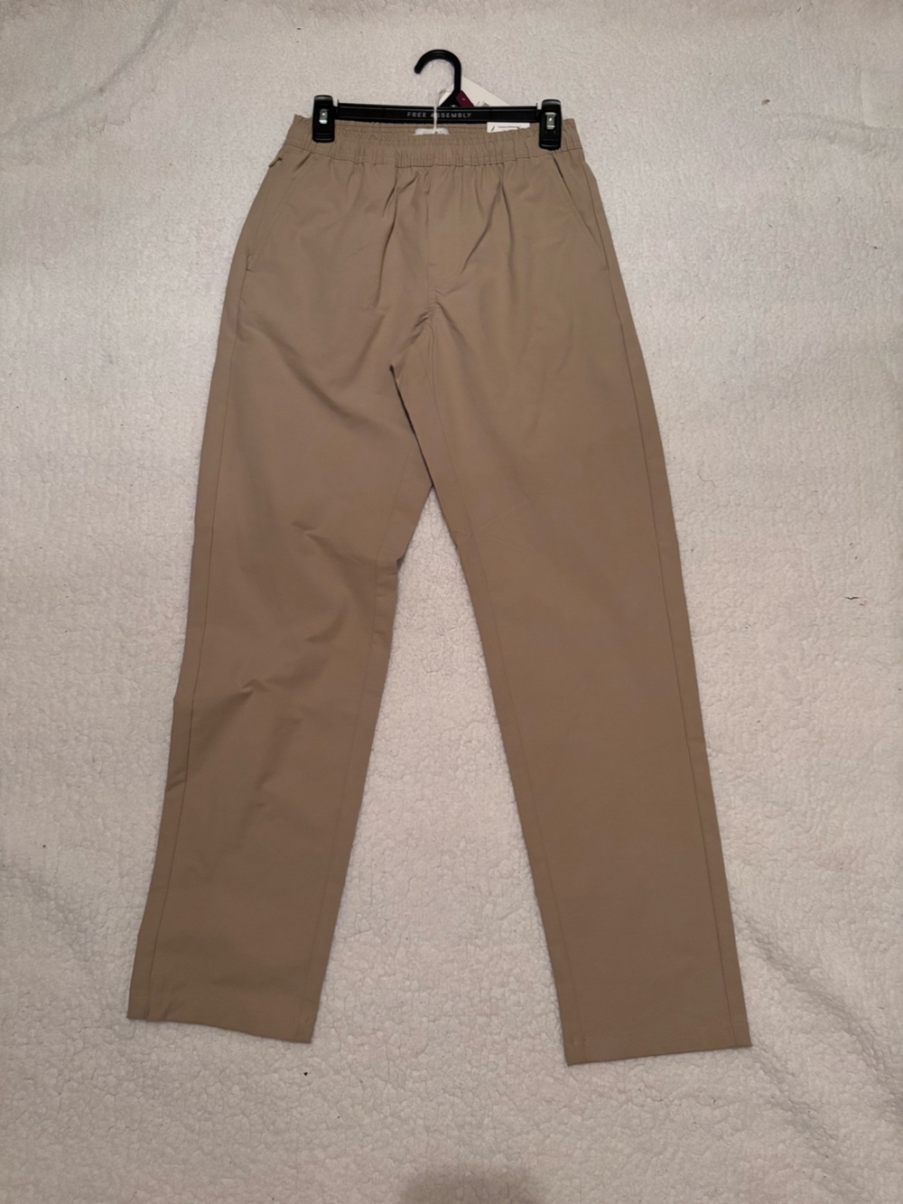 Free Assembly Men's Tapered Commuter Tan Dress Pants